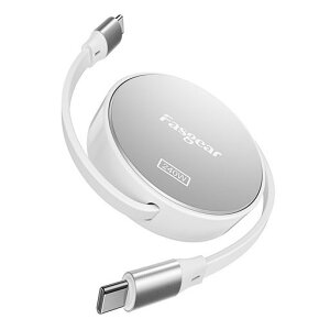 Fasgear 240W USB C - USB C�P�[�u�� 1m 100W USB C�[�d��p ������莮 5A �}���[�d�^�C�vC�R�[�h [4�{�L�k] i-Phone 17Pro, i-Pad Pro 2022, Google Pixel Fold8