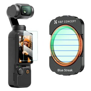 K&F CONCEPT OSMO Pocket 3/4�p ���C���t�B���^�[ �u���[�X�g���[�N�t�B���^�[ ������� ���C�z�� �����֗� AGC���w�K���X 28�w�i�m�R�[�e�B���O �h���h�� ��i/�|�[�g���[�g�œK