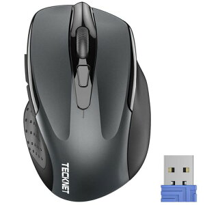 �e�b�N�l�b�g�}�E�X�������C�����X�}�E�X�G���S�m�~�N�X2.4GHz�ڑ�6�{�^��5�i�KDPI�ؑ֍ő�2600DPI24�����d�r����USB���V�[�o�[PC/Mac/Windows�Ή�(�O���[)
