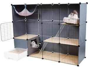 TUIYIDUO�L�P�[�W�L���b�g�P�[�W��^4��3�K147*49*109cm�L���b�g�n�E�X�͂����ƃn�����b�N�t���L�̑��L�ʑ��L���X�y�[�X���������ی�E���h�~�������ȒP�g�ݗ��ĊȒP�y�b�g�p�i