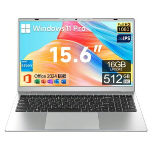 �m�[�g�p�\�R���yOffice2024���ځz15.6�C���`�yN5095��葬���z�m�[�gpc6500Y16GB�������[&512GB�X�g���[�W���b�v�g�b�v1920x1080IPS�t���X�N���[���É�Laptop�w��/�r�W�l�X����