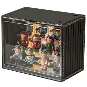 Yoimizeコンテナ仕様フィギュアケースアクリルコレクションケース30*17*24cmショーケースフィギュアアクリルボックス取り外し可能な仕切り積み重ねマグネット式扉組立簡単防塵堅固日本語…