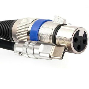 USB-C3ピンXLRケーブル2MTYPE-C-XLRレコーディングケーブル93dB低ノイズXLRバランス接続マイクレコーディングコンデンサーマイクAVアンプスピーカーその他のレコーディング機器プラグアンドプ…