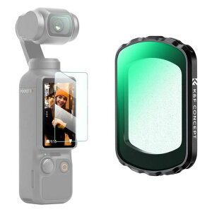 K&F CONCEPT OSMO Pocket 3/4�p ���C���t�B���^�[ �u���b�N�~�X�g1/8 �\�t�g����1/8 ���C�z�� �����֗� �R���g���X�g�����p AGC���w�K���X 28�w�i�m�R�[�e�B���O �h���h��