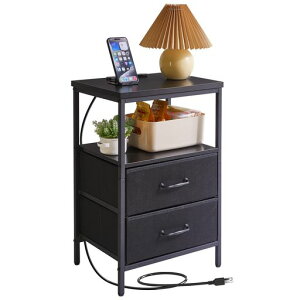 Aibiju���[�t���T�C�h�e�[�u���T�C�h�`�F�X�g�R���Z���g&USB�|�[�g�t�����@�\�x�b�h���e�[�u���I�z�������o��40x30x58cm�Q�����r���O�R���p�N�g�u���b�NYD-TM062B