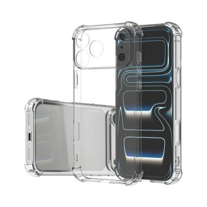 iPhone17Pro用ケースクリアいPhone17Pro対応カバーTPUアイフォン17プロ適用スマホケース透明バンパーストラップホール衝撃吸収薄型SMPURFSPCI17P