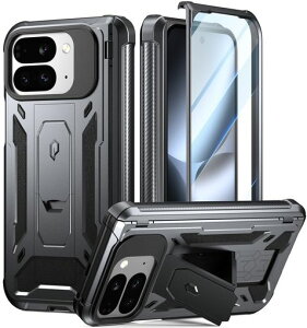 POETIC Spartan �P�[�X(Google Pixel 10 Pro Fold�p)[�q���W�ی�][�L�b�N�X�^���h][�~���O���[�h�ی�] �t���{�f�B�ϏՌ��ی�J�o�[(�X�N���[���v���e�N�^�[����)���^���b�N�K�����^��