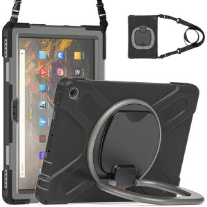 360�x��] Fire HD 10 /Fire HD 10 Plus 2021�N���� ��11����P�[�X �c�u�� ���u�� ��� �ϏՌ� ���|�� Fire HD 10 �v���X 10.1�C���`�^�u���b�g�ی�P�[�X PC �V���R�� ������t�� �L�b�Y