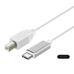 Type-C MIDI �P�[�u�� SKZIRI USB C USB B �I�X �ϊ� �P�[�u�� USB�v�����^�[�P�[�u�� MacBook Pro �d�q�s�A�m �I�[�f�B�I�C���^�[�t�F�[�X�ȂǗp 1M����