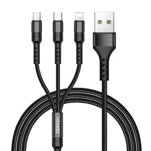 RAVIAD3in1�[�d�P�[�u��USB�P�[�u��3A�}���[�d�[�d�R�[�hUSBTypeC�P�[�u��MicroUSB�P�[�u��Phone�[�d�P�[�u��3�䓯�����d�\PhoneAndroid�^�C�vCGalaxyKindle