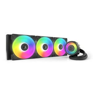 ARCTIC Liquid Freezer III Pro 420 A-RGB �I�[���C������(AIO)CPU����N�[���[ 140mm �t�@�� x3 38mm ���W�G�[�^�[ PWM �|���v VRM �t�@������ �Ή��\�P�b�g:AMD AM5 /