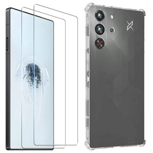 �Ή� RedMagic 10 Pro �P�[�X + �t�C���� (2������) redmagic10 pro plus �K���X�t�C���� �t���ی�t�B���� �����K���X ���E���h�G�b�W���H �d�x9H ��U�h�~ ���� 3D Touch�Ή� �����x ������ �w��h�~