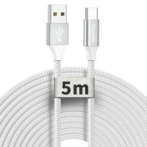 USBTypeC�P�[�u���y5m���zetguuds�^�C�vc�P�[�u������USB-C�[�d�P�[�u�����ϋv�i�C�����^�u���b�g/�X�}�[�g�z��/�h�ƃJ����/�R���g���[���[���̑�AndroidUSBType-C�@��Ή��f�[�^�]���ɔ�Ή�