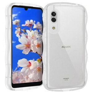 Aquos Sense3�p�P�[�X�N���A �����O�t�� AQUOS �A�N�I�X�Z���X3 lite/sense3 basic/Android One S7 �E�F�[�u ������ �}�O�Z�t ���� �}�c�Ɗ� TPU �ϏՌ� ���y�� �ɔ� ���� ���΂݂Ȃ� ����~��