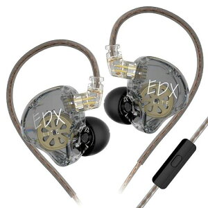 KZ EDX Lite �L���C���z�� �C���C���[ HIFI���� �Չ� �d�ቹ �Q�[�~���O ���|�� �ቹ���� ���P�[�u���Ή� (�}�C�N�t��, �������D�F)