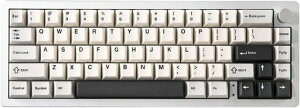 YUNZII AL66 �A���~�� ���C�����X ���J�j�J���Q�[�~���O�L�[�{�[�h (�~���N�X�C�b�`�A�V���o�[)