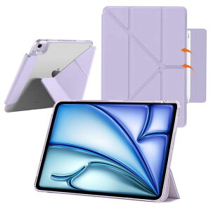 YealRed�P�[�XForiPadAir7/611�C���`M3/M2(2025/2024)�����^�u���b�g�J�o�[Y�܂�X�^���hPU���U�[�N���APC+TPU���C�z���o�b�N��TouchID�ƃI�[�g�X���[�v�@�\�Ή��������