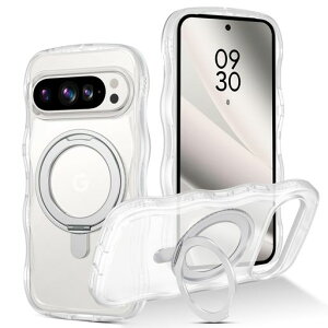 GUAGUA���[����҂�����GooglePixel10ProXL�P�[�X�E�F�[�u��]�X�^���hMagsafe�Ή����C�����X�[�dgoogle�\�t�g���˂��ːl�C�؍��ČR�K�i�ϏՌ����y�ʔ��^������ꉩ�΂݂Ȃ�pixel10