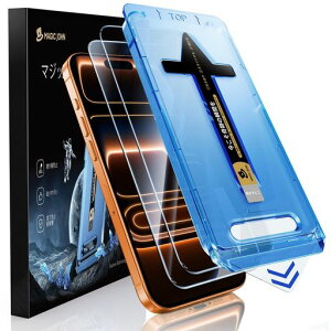 �y����zMAGICJOHN�Ή�iPhone17ProMax�K���X�t�B����2���Z�b�g�K�C�h�g�t�������z���\��₷�������K���X�Y���Ȃ��C�A���X�����ߗ��w��h�~��U�h�~�X�N���b�`�h�~��������