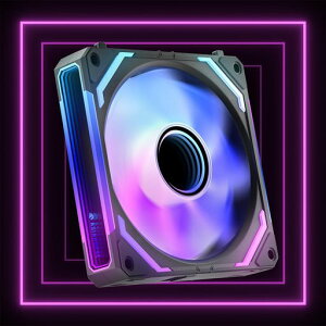 AsiaHorse COSMIQ ARGB PC �t�@�� 120MM 1�{ �t��(�z�C) [�A����??] [�É�FDB����?] RGB �P�[�X�t�@�� 4Pin PWM 5V 3Pin ARGB
