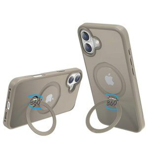 �y360°��]�X�^���h�E������萫�[���}�C���z�n�b�giPhone16�p�P�[�X360�x��]�X�^���h�ϏՌ��c�����Ή��}�O�l�b�g����[�B���X�^���h&MagSafe�Ή�&�����O]�A�C�t�H��16�p�P�[�X��phone16�p�P�[�X