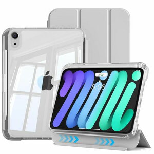 zoyu�p��iPadmini7�P�[�X(A17Pro��7����2024)�p��iPadmini6�P�[�X(��6����2021)�N���A�����o�b�N�J�o�[�c�u��/���u���X�^���h���O���\�������y���V�����[�\�ϏՌ��y�ʔ��^