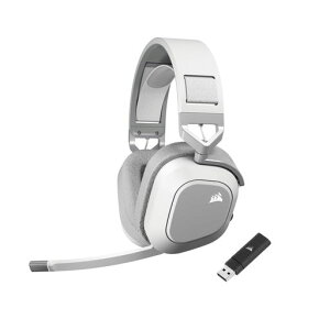 CORSAIRHS80MAXWIRELESSQ[~OwbhZbgPC/PS4/PS5ΉBluetoothΉ[tH[C[pbhDolbyATOMOSI[fBIA~t[zCgCA-9011296-AP