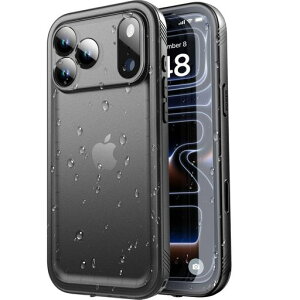 SPORTLINKiPhone17Pro用防水ケース-いPhone17Proケース完全防水IP68規格防水等級防雪防塵耐衝撃360°全面保護ワイヤレス充電フェイスID認証対応カメラ調整ボタン操作便利超薄型