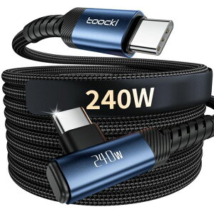toockiUSBC�P�[�u��L��240W/5AType-cL�^PD3.1�}���[�d�f���h�~�i�C�����҂݃A���h���C�hiPhone17/iPhone16/iPhone15/Plus�AMacBook