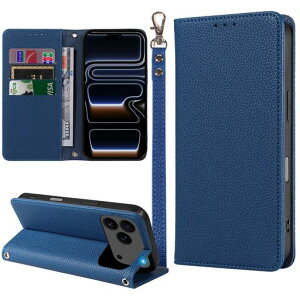 MINIKA iPhone 17 Pro �p �P�[�X �蒠�^ �X�g���b�v�t�� ����PU���U�[ 3���̃J�[�h�����[ �������y�_�[�N�u���[�z