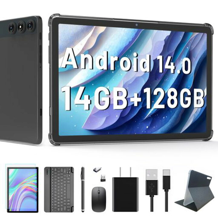 楽天市場】ANDROID14タブレット2024新登場タブレット10インチWI-FI 