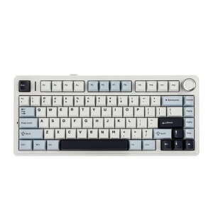 EPOMAKER x Aula F75 �Q�[�~���O�L�[�{�[�h �K�X�P�b�g ���J�j�J���L�[�{�[�h 5�w�p�b�h&�m�u�t�� 75% ���C�����X