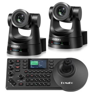 FoMaKo PTZ�J�����E�R���g���[���[�Z�b�g 20�{���w�Y�[�� AI�����ǔ� HDMI/3G-SDI/IP�o�� POE 60fps|BH202