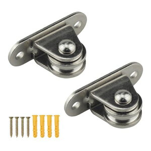 滑車ローププーリー小型プーリーブロック固定プーリーホイール優れた安定性ステンレス滑車耐荷重176ポンド室内屋外省力プーリーローラー建設工事クライミング貨物輸送(2個)