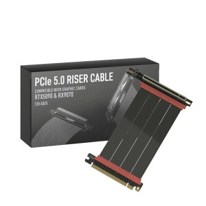 LINKUP - AVA5�A�[�}�[ PCIE 5.0 ���C�U�[�P�[�u�� | RTX5090 RX9070 GPU�ɑΉ� | x16 128GB/s���x | PCIe 4.0 & WRX80/WRX90E�ƌ݊������� | �E�p �u���b�N 15cm(�S��