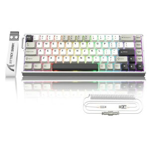 ATTACKSHARKX68MAXHE���s�b�h�g���K�[�L�[�{�[�h�Q�[�~���O�L�[�{�[�h�t���A���~CNC�����\8000Hz�|�[�����ORT0.005mm��������x��0.08ms���C�e���V�[�L���z�[������60%���C�A�E�g68�L�[���C�X�C�b�`