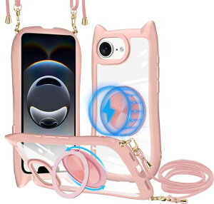 iPhone16epP[XNAMagSafeΉ360x]X^hOtPCw+TPUop[CX[dlbNV_[ق16EJo[||΂߂Rt؍킢t@bVc