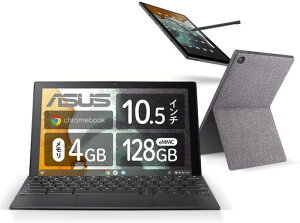 ASUS Chromebook �N���[���u�b�N Detachable CM3 10.5�C���` 2in1 �^�u���b�g ���{��L�[�{�[�h �d��506g �y���t�� �~�l�����O���[ CM3000DVA-HT0019/A