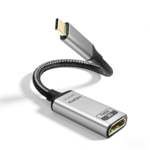 DuttekUSBCHDMI�ϊ��P�[�u���Z��(20cm)�AUSBTypeC�I�XHDMI���X2.1�ґg�ϊ��P�[�u���P�����ʐMCH7218A�`�b�v�Z�b�g���ځA48Gbps�ш敝�]���Ή�8K@60Hz/4K@120Hz�T�|�[�g