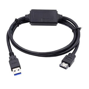 CY�P�[�u�� USB 3.0����Power Over eSATA DC5V USB2.0����HDD SSD/ODD eSATAP�R���o�[�^�[...