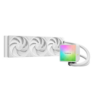 Sudokoo NEXAURA 360 �z���C�g �t��CPU�N�[���[: PWM�|���v&ARGB�|���v�w�b�h����360mm�I�[���C������CPU�N�[���[ - FDB�t�@���̗p����V�X�e�� Intel LGA 1851/1700/1200/115X AMD