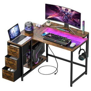 LunarLightPC�p�\�R���f�X�N��108���s��80����71.8cm�e�����[�NL�^�f�X�N�E���E�g�݊������R3�i���߃��j�^�[��(10~33.5cm�Ή�)�����o���ƃR���Z���g�t�����[�����Ղ�Q�[�~���O�f�X�N�I�t�B�X�f�c