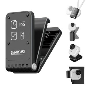 Firrazle Insta360 Go Ultra�Ή� ���C�N�C�b�N�����[�X�}�E���g �p�x�����\ ���u�� �c�u�� ���C�z�� �X�q��o�b�N�p�b�N�̃X�g���b�v�Ɏ��t���\ �R���p�N�g�݌v �����^�тɕ֗�