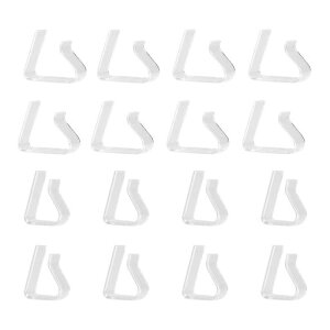 16個入りテーブルクロス止め透明2.0~3.5cm/3.5~5.5cm対応テーブルクロス滑り止め固定用クリップ大型滑り止めズレ防止テーブルクロスキッチンクリップ結婚式プラスチック