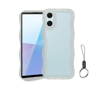 Xperia10VI�P�[�X�N���A�E�F�[�u�G�N�X�y���A10VI/SO-52ETPU�g��̃o���p�[�����X�}�z�P�[�X���킢�����˂���Xperia10VISOG14/A402SO/XQ-ES44�E�F�[�u�f�U�C�������؍�