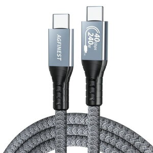 USB4�P�[�u��240W48V/5A���}���[�d40Gbps�f�[�^�]��8K@60Hz�f���o��PD3.1�Ή�USB-IF�F��thunderbolt4�P�[�u���Ή�MacBookM1M2�AMacmini�ASSD�Ȃ�Typec���@��Ή�