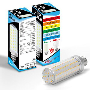 ZiomitusLED�d��200w����E26LED�R�[�����C�g2700K�d���F3000lmE26LED�R�[�����C�g20w�����P�x�ȃG�l�������S�����L�z��PSE�F�؍ςݒ��ԏ�̊O���ԌɍH��q�ɍ�Ɠ��̓d��2����