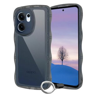 OPPOReno13A�P�[�X�u���b�N�E�F�[�uTPU�g��̃o���p�[�������X�}�z�P�[�X���킢�����˂��˃I�b�|Reno13A�E�F�[�u�f�U�C�������؍������p���^�l�C�������ϏՌ��X�g���b�v�z�[���t��(�u�c