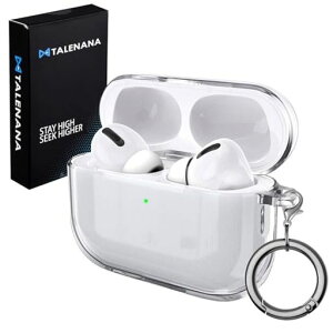 TALENANAForAirPodsPro2�P�[�X�N���AAirpodsPro/AirPodsPro2�J�o�[TPU�f�ދ����J���r�i�t�������h�~����h�~�L�Y�h�~���킢��AirPodsPro2case�G�A�|�b�c�v��2