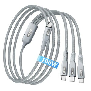 SIQIWOUSBC-USBCP[u1.2M3in1}[d100W҂ݍ݃}`Xvb^[[dR[h3*TypeC|[gtiPhone17/16/15V[YSamsungGalaxyS25MacBook